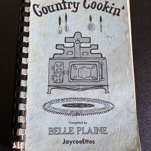 Vintage Cookbook Belle Plaine JayceeEttes Iowa Midwest Recipes